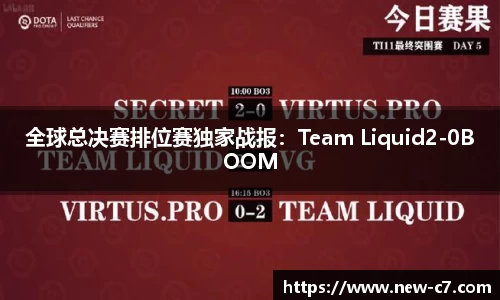 全球总决赛排位赛独家战报：Team Liquid2-0BOOM